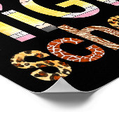 Cute Hello High School Animal Print Teacher Back T (Hoek)