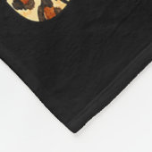 Cute Hello High School Animal Print Teacher Back T Fleece Deken (Hoek)