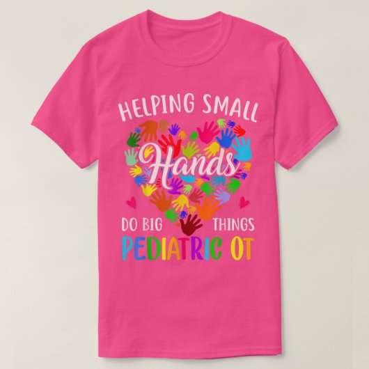 Cute Helpt kleine handen bij kinderarbeid T-shirt (Design voorkant)