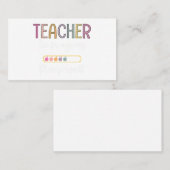 Cute Helpt kleine handen bij kinderarbeid Visitekaartje (Voorkant / Achterkant)