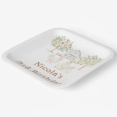 Cute Hens Farm Barn Birthday Party Papieren Bordje (Gebogen)