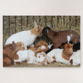 Cute Herd of Baby Goat Kinder Legpuzzel (Horizontaal)