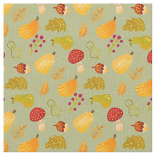 Cute Herfst Autumn Pattern Stof