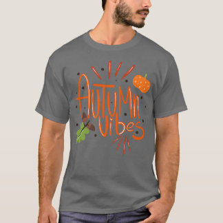 Cute Herfst Autumn Vibes Graphic Womens T-shirt