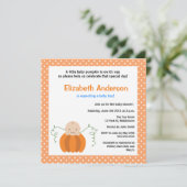 Cute Herfst Baby shower Invitation - Boy Kaart (Staand voorkant)