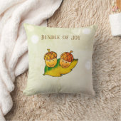 Cute Herfst Eikel Bundel Van Vreugde Tweeling Baby Kussen (Deken)