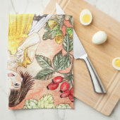 Cute Herfst Elf Keukenhanddoek (Quarter Fold)