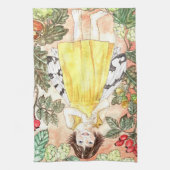 Cute Herfst Elf Keukenhanddoek (Verticaal)