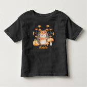 Cute Herfst Hedgel Toddler T-shirt (Voorkant)