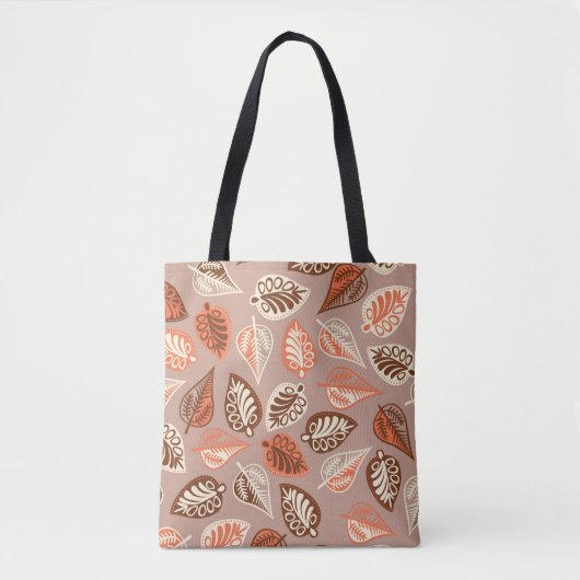 Cute Herfst Leaf Canvas tas (Voorkant)