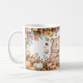 Cute Herfst Muizen Pumpkin Spice Mok (Links)