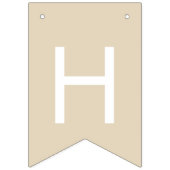 Cute herfst pomkin, vrolijke verjaardagsbanner vlaggetjes (Tweede vlag)