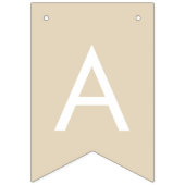 Cute herfst pomkin, vrolijke verjaardagsbanner vlaggetjes (Derde vlag)