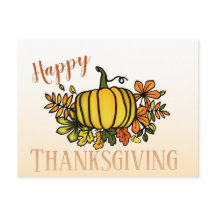 Cute Herfst pomkins Happy Thanksgiving