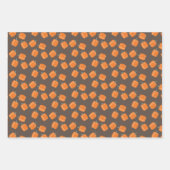 Cute Herfst Pumpkin Falling Pattern Inpakpapier Vel (Voorkant 3)