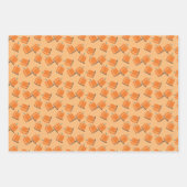 Cute Herfst Pumpkin Falling Pattern Inpakpapier Vel (Voorkant 2)