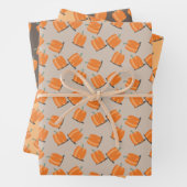 Cute Herfst Pumpkin Falling Pattern Inpakpapier Vel (In situ)