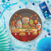 Cute Herfst Seasonal snoep buffet party paper bord (Feest)