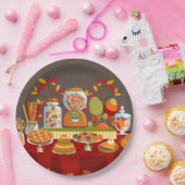 Cute Herfst Seasonal snoep buffet party paper bord (Feest)