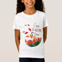 Cute Herfst Sweet Herfst/Umbrella T-Shirt