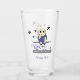 Cute Herkenbare Chimy Airplane Mode Glas