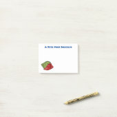Cute hermit crab cartoon illustration post-it® notes (Op bureau)
