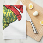 Cute hermit crab cartoon illustration theedoek (Quarter Fold)