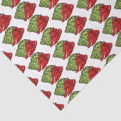 Cute hermit crab cartoon illustration tissuepapier (Detail)