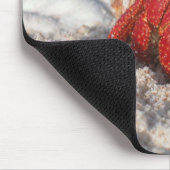 Cute Hermit Crab op White Sandy Beach Closeup Muismat (Hoek)