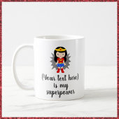 Cute Hero Superpower Coffee Mok