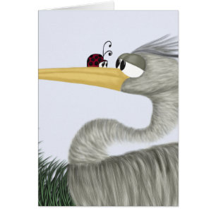 Cute Heron en Ladybug