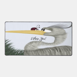 Cute Heron en Ladybug Bureaumat