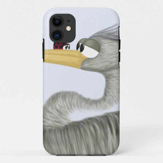 Cute Heron en Ladybug Case-Mate iPhone Case (Achterkant)