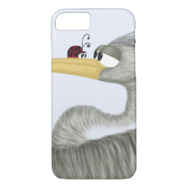 Cute Heron en Ladybug Case-Mate iPhone Case