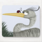 Cute Heron en Ladybug Muismat (Voorkant)
