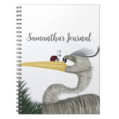 Cute Heron en Ladybug Notitieboek (Voorkant)