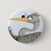 Cute Heron en Ladybug Ronde Button 5,7 Cm (Voorkant)
