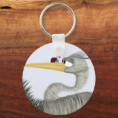 Cute Heron en Ladybug Sleutelhanger (Voorkant)