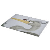 Cute Heron en Ladybug Snijplank (Hoek)