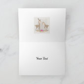 Cute hert in love kaart (Binnen)