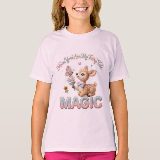 Cute Herten Moederdag Shirt – Magische Moeder Cade (Voorkant)
