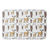 Cute Hertenbok Bull Eland Handgetekend Badmat (Voorkant)