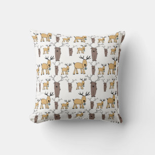 Cute Hertenbok Reu Eland Handgetekende Baby Nurser Kussen
