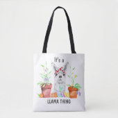 Cute Het is een Llama-ding Tote Bag (Voorkant)