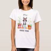 Cute Het is een paarse ding. T-shirt (Voorkant)