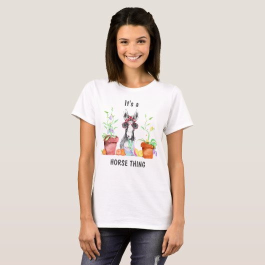 Cute Het is een paarse ding. T-shirt (Voorkant volledig)