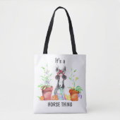Cute Het is een paarse ding. Tote Bag (Voorkant)