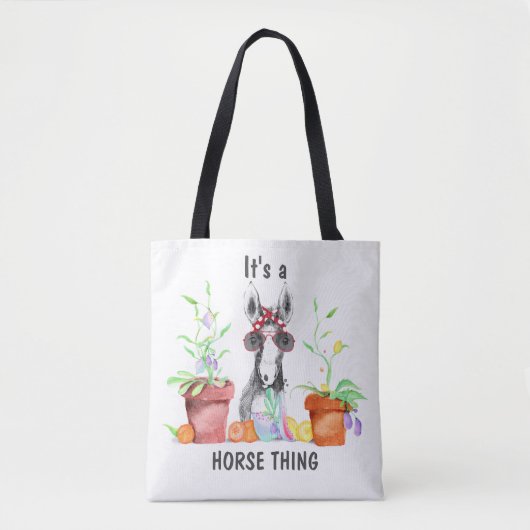 Cute Het is een paarse ding. Tote Bag (Voorkant)