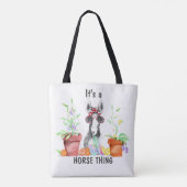Cute Het is een paarse ding. Tote Bag (Achterkant)