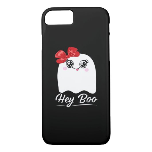 Cute Hey Boo Halloween Design Case-Mate iPhone Case (Achterkant)